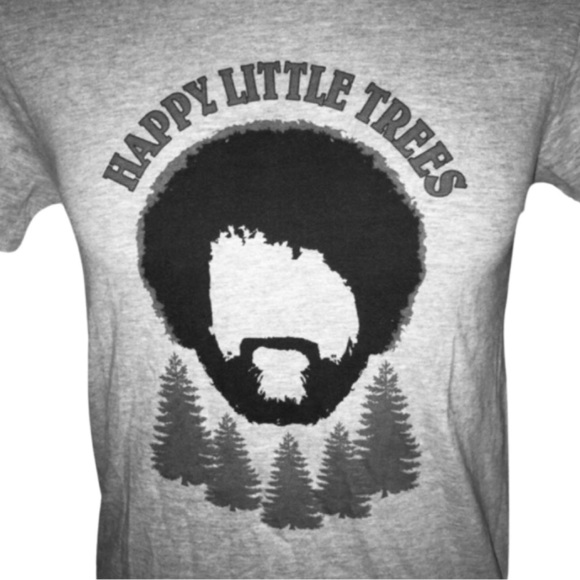 NWOT Bob Ross Short Sleeve Tee - Picture 4 of 6